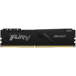 Memoria RAM Kingston FURY Beast RGB 16GB/ DDR4/ 3600MHz/ 1.35V/ CL18/ DIMM