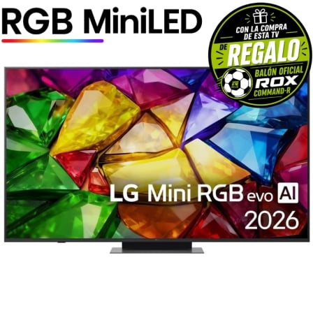 Televisor LG Mini RGB evo AI MRGB86 65MRGB86B6A 65"/ Ultra HD 4K/ Smart TV/ WiFi