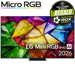 Televisor LG Micro RGB evo AI MRGB86 65MRGB86B6A 65"/ Ultra HD 4K/ Smart TV/ WiFi