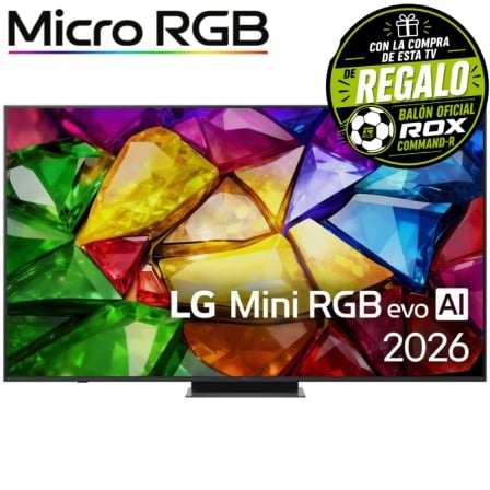 Televisor LG Micro RGB evo AI MRGB86 65MRGB86B6A 65"/ Ultra HD 4K/ Smart TV/ WiFi