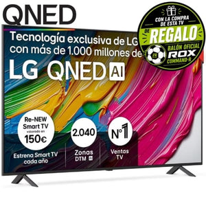 Televisor LG QNED AI QNED80 65QNED80A6A 65"/ Ultra HD 4K/ Smart TV/ WiFi