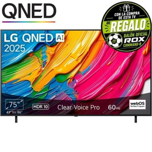 Televisor LG QNED AI QNED80 75QNED80A6A 75"/ Ultra HD 4K/ Smart TV/ WiFi
