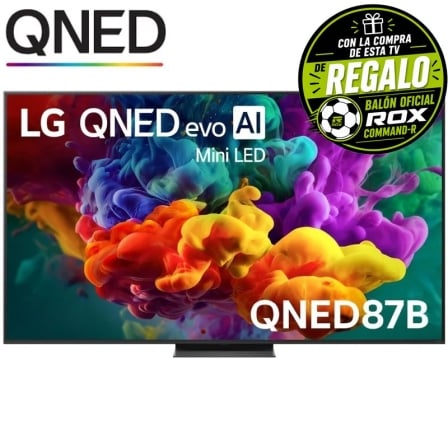 Televisor LG QNED evo AI QNED87 Mini LED 75QNED87B6A 75"/ Ultra HD 4K/ Smart TV/ WiFi