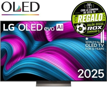 Televisor LG OLED Evo AI C5 OLED65C56LB 65"/ Ultra HD 4K/ Smart TV/ WiFi