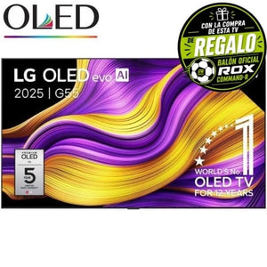 Televisor LG OLED Evo AI G5 OLED65G55LW 65"/ Ultra HD 4K/ Smart TV/ WiFi