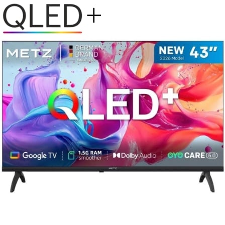 Televisor Metz QLED 43MQH7030Z 43"/ Full HD/ Smart TV/ WiFi