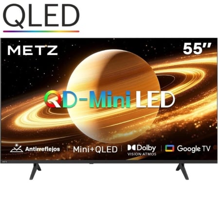 Televisor Metz QLED MiniLED 55MNH7000Z 55"/ Ultra HD 4K/ Smart TV/ WiFi