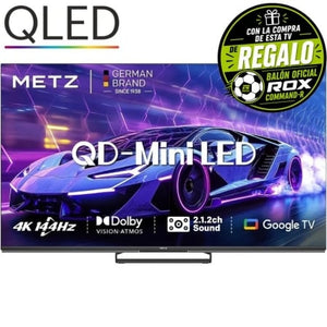Televisor Metz QLED-MiniLED 65MNE8000Z 65"/ Ultra HD 4K/ Smart TV/ WiFi