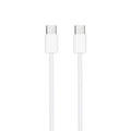 Cable USB 2.0 Tipo-C Nanocable 10.01.6002-CO/ USB Tipo-C Macho - USB Tipo-C Macho/ Hasta 60W/ 480Mbps/ 2m/ Blanco