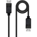 Cable DisplayPort 1.4 8K Nanocable 10.15.2802/ DisplayPort Macho - DisplayPort Macho/ 2m/ Certificado/ Negro