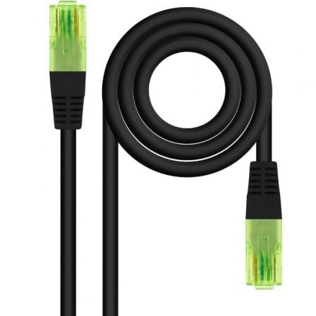 Cable de Red RJ45 UTP Nanocable 10.20.1410-BK Cat.6/ 10m/ Negro