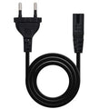 Cable Alimentación Forma 8 Nanocable 10.22.0402-L300/ CEE7/16 Macho - C7 Hembra/ 3m/ Negro