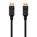 Cable DisplayPort 1.2 4K Nanocable 10.15.2300/ DisplayPort Macho - DisplayPort Macho/ 50cm/ Negro