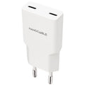 Cargador de Pared Nanocable 10.10.2029/ 2xUSB Tipo-C/ 30W/ Blanco