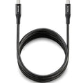 Cable USB 4.0 Tipo-C NGS KNOT/ USB Tipo-C Macho - USB Tipo-C Macho/ Hasta 240W/ 40Gbps/ 2m/ Negro