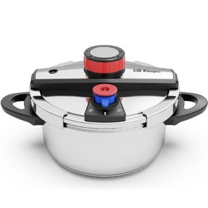 Olla a Presión Orbegozo HP 4200/ 4L/ Acero Inoxidable/ Apta para Inducción