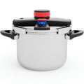 Olla a Presión Orbegozo HP 6200/ 6L/ Acero Inoxidable/ Apta para Inducción