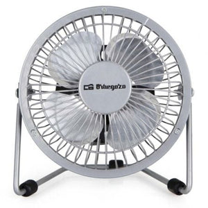 Ventilador de Sobremesa Orbegozo PW 1025/ 2.5W/ 4 Aspas/ 1 Velocidad