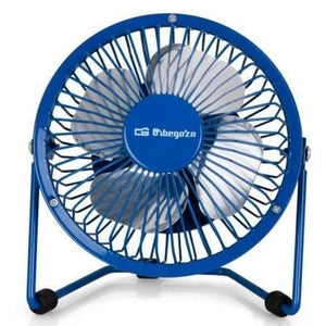 Ventilador de Sobremesa Orbegozo PW 1026/ 2.5W/ 4 Aspas/ 1 Velocidad