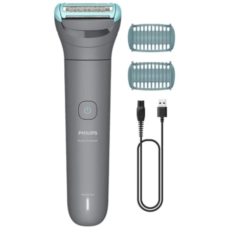 Cortabarbas Philips Beardtrimmer series 3000 BG3480/15/ con Batería/ 2 Accesorios
