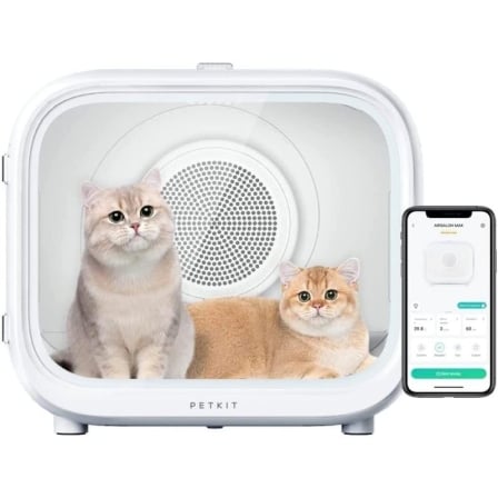 Cabina de Secado Automático para Mascotas PetKit Airsalon Max Pro/ 60L/ Control desde APP