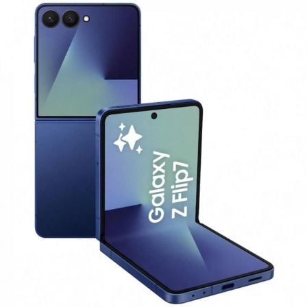 Smartphone Samsung Galaxy Z Flip7 12GB/ 512GB/ 6.9"/ 5G/ Azul Intenso