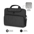 Maletín Subblim Air Padding para Portátiles hasta 15.6"/ Gris Oscuro