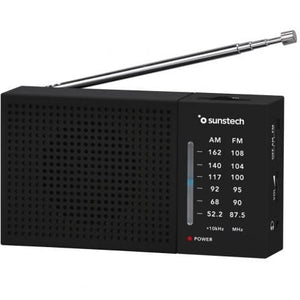 Radio Portátil Sunstech RPS412/ a Pilas/ Negra