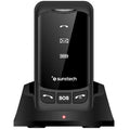Teléfono Móvil Sunstech CELT25BK para Personas Mayores/ Negro