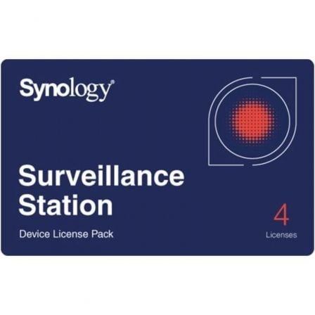 Licencia Física Synology Surveillance Device License Pack/ 4 Dispositivos