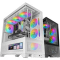 Caja Gaming Semitorre Mars Gaming MC-LCDX/ Blanca