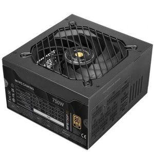 Fuente de Alimentación Mars Gaming MPB750PSI/ 750W/ Ventilador 14cm/ ATX 3.1/ PCIe 5.1/ 80 Plus Gold