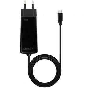 Cargador de Portátil GaN TooQ TQLC-USBCGAN100PD-C USB Tipo-C/ 100W/ Automático/ Voltaje 5-20V