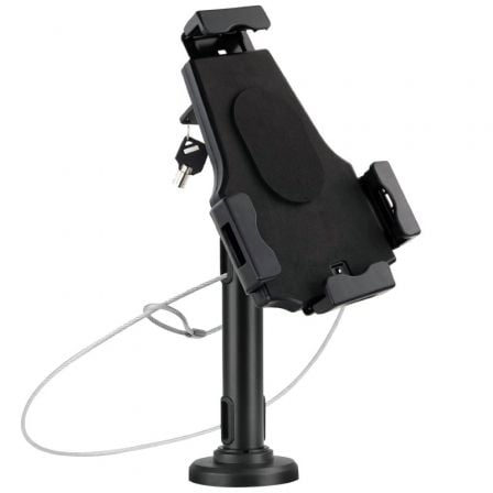 Soporte de Mesa/Pared para Smartphone/Tablet TooQ TQTDS0812/ Antirrobo/ Negro
