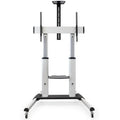 Soporte de Suelo Inclinable/ Ajustable con Ruedas TooQ FS20300M-B para TV de 60-100"/ hasta 100kg