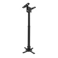 Soporte de Techo para Proyector TooQ PJ3030TN-B/ Inclinable/ Giratorio/ Nivelable/ hasta 20kg