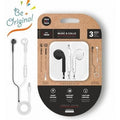 Auriculares Intrauditivos Tech One Tech earTECH B&W Be Original TEC1011/ con Micrófono/ Mini Jack 3.5/ Blanco y Negro