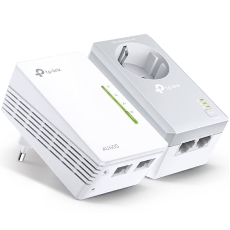 Adaptador Powerline TP-Link TL-WPA4226 KIT AV600 600Mbps/ Alcance 300m/ Pack de 2