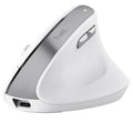 Ratón Vertical Inalámbrico Trust Bayo II/ Batería recargable/ Hasta 2400 DPI/ Blanco