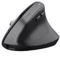 Ratón Vertical Inalámbrico Trust Bayo+/ Batería Recargable/ Hasta 2400 DPI