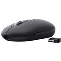 Ratón Inalámbrico Trust Seron 26018/ Batería recargable/ Hasta 3200 DPI/ Negro