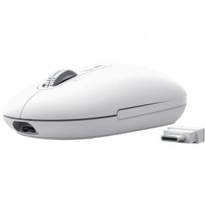 Ratón Inalámbrico Trust Seron 26019/ Batería recargable/ Hasta 3200 DPI/ Blanco