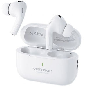 Auriculares Bluetooth Vention Echo Lite E11 con estuche de carga/ Autonomía 6h/ Blancos