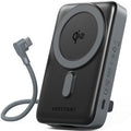 Powerbank 10000mAh Vention FKHH0/ 35W/ Wireless/ Gris/ Incluye Cable USB Tipo-C