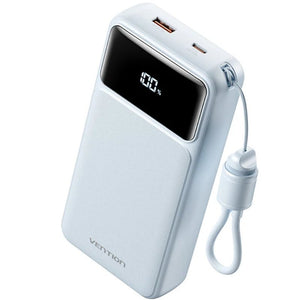 POWER BANK 20000mAh 22.5W + CABLE USB-C BLANCO VENTION