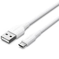 Cable USB 2.0 Vention CTIWG/ USB Macho - MicroUSB Macho/ Hasta 60W/ 480Mbps/ 1.5m/ Blanco