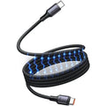 Cable Magnético USB 2.0 Tipo-C 5A Vention TSABG/ USB Tipo-C Macho - USB Tipo-C Macho/ Hasta 240W/ 480Mbps/ 1.5m/ Negro