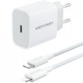 Cargador de Pared Vention G17W0-EU/ 1xUSB Tipo-C + Cable Lightning/ 20W