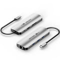 DOCKING STATION 8 PUERTOS USB-C HDMI 4K/3xUSB-A/USB-C PD/1xRJ45... GRIS VENTION