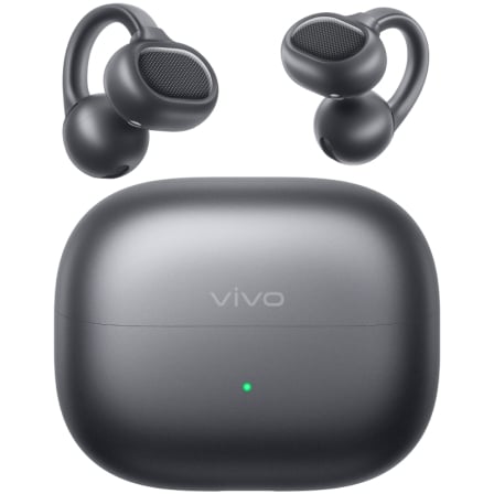 Auriculares Deportivos Bluetooth Vivo Buds Clip con estuche de carga/ Autonomía 10h/ Negros